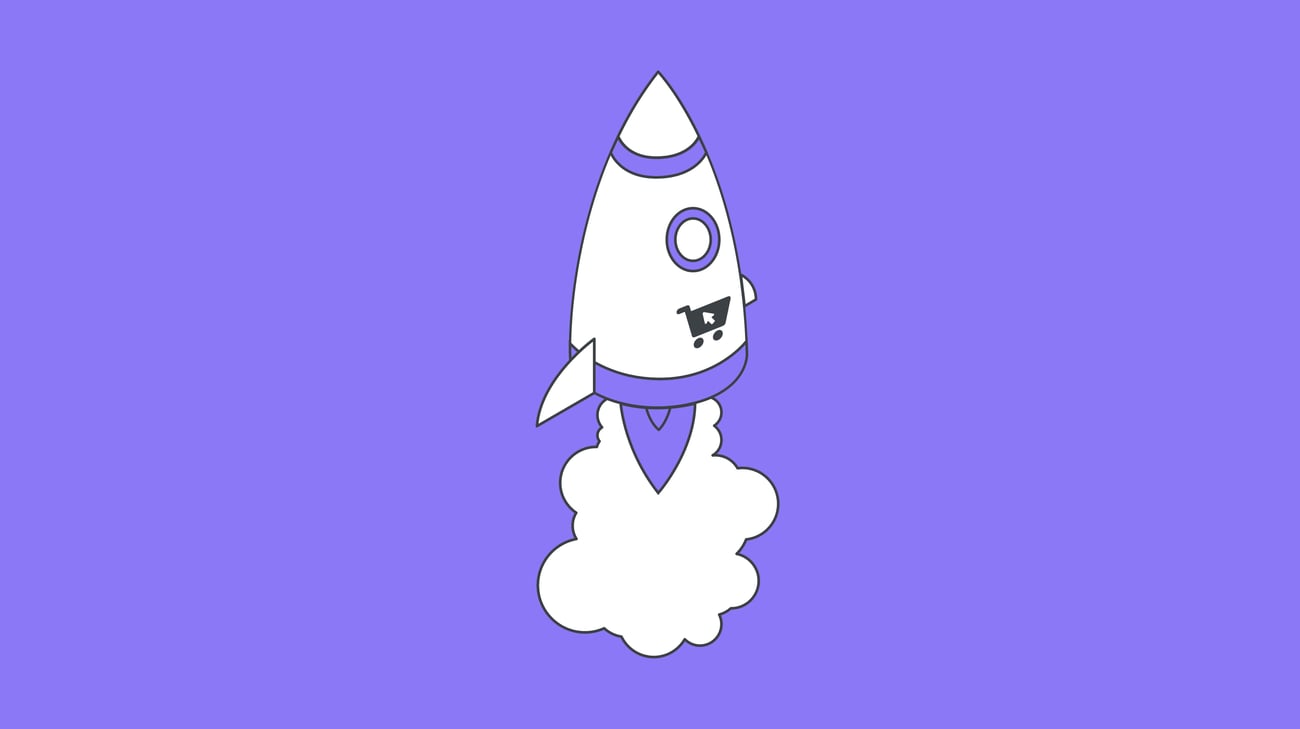 FELD M Blog Illustration E-Commerce Rakete