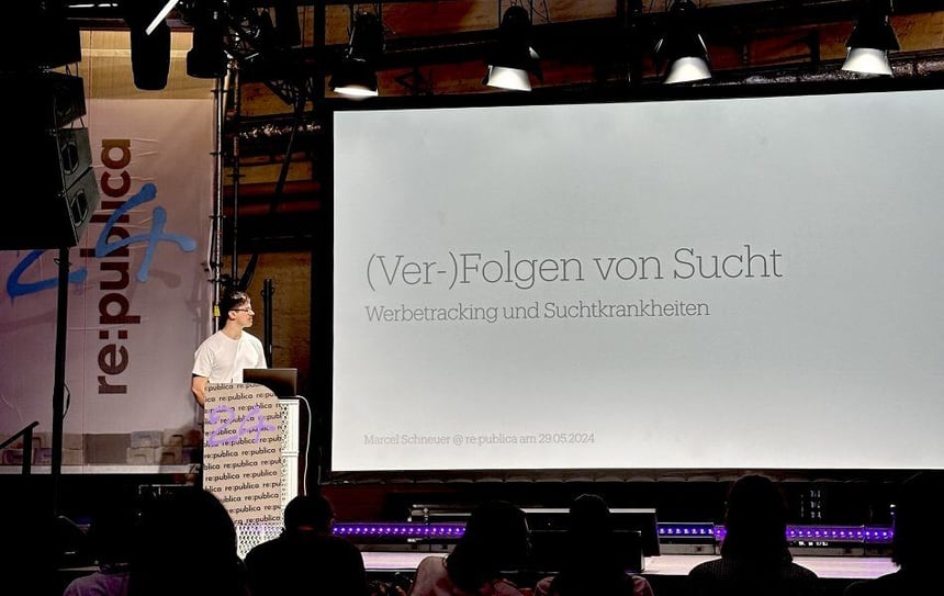 Marcel Schneuer in his interesting discourse on the perspective of addicts on behaviour-based advertising.