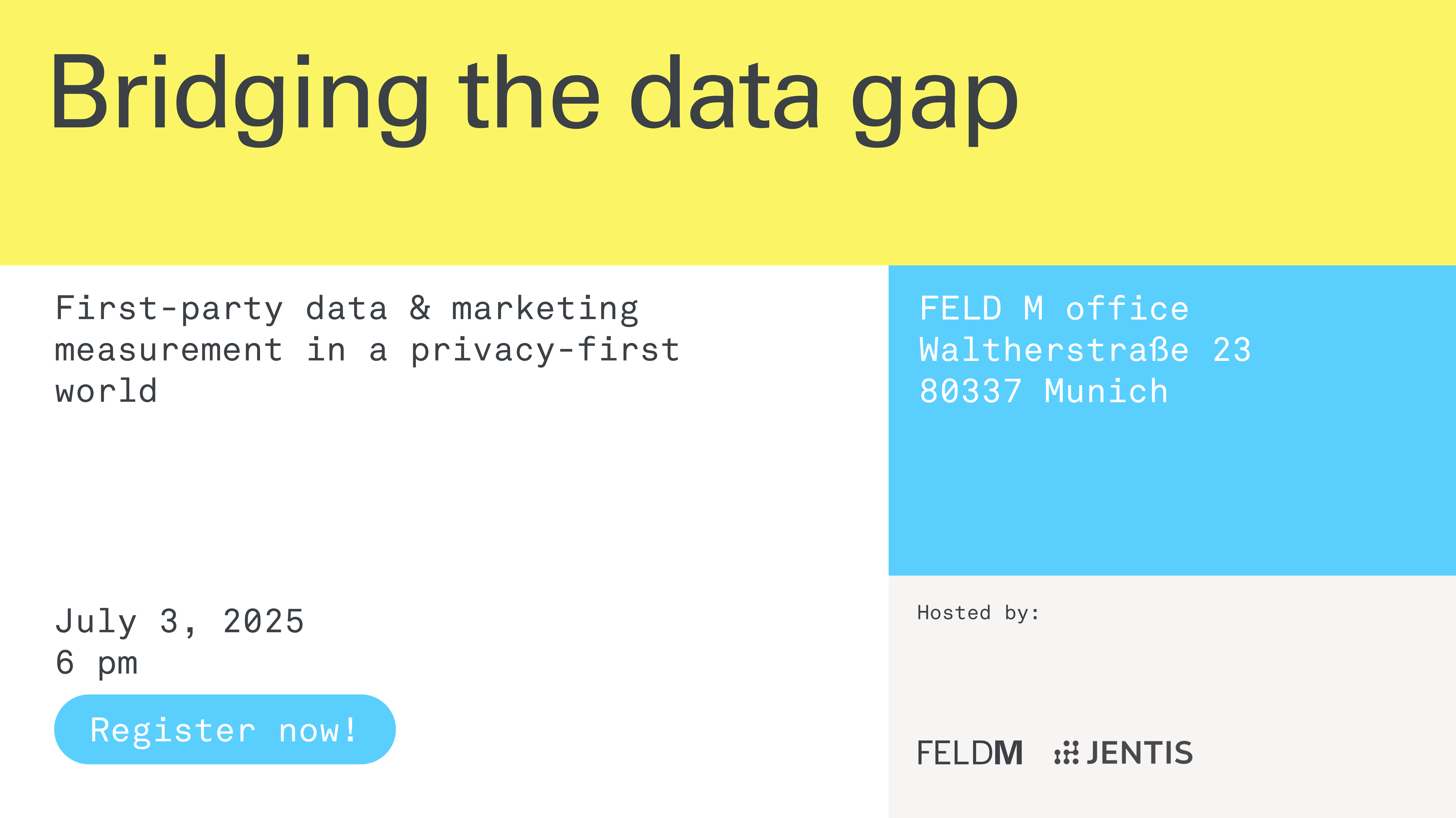 Marketing measurement event in Munich