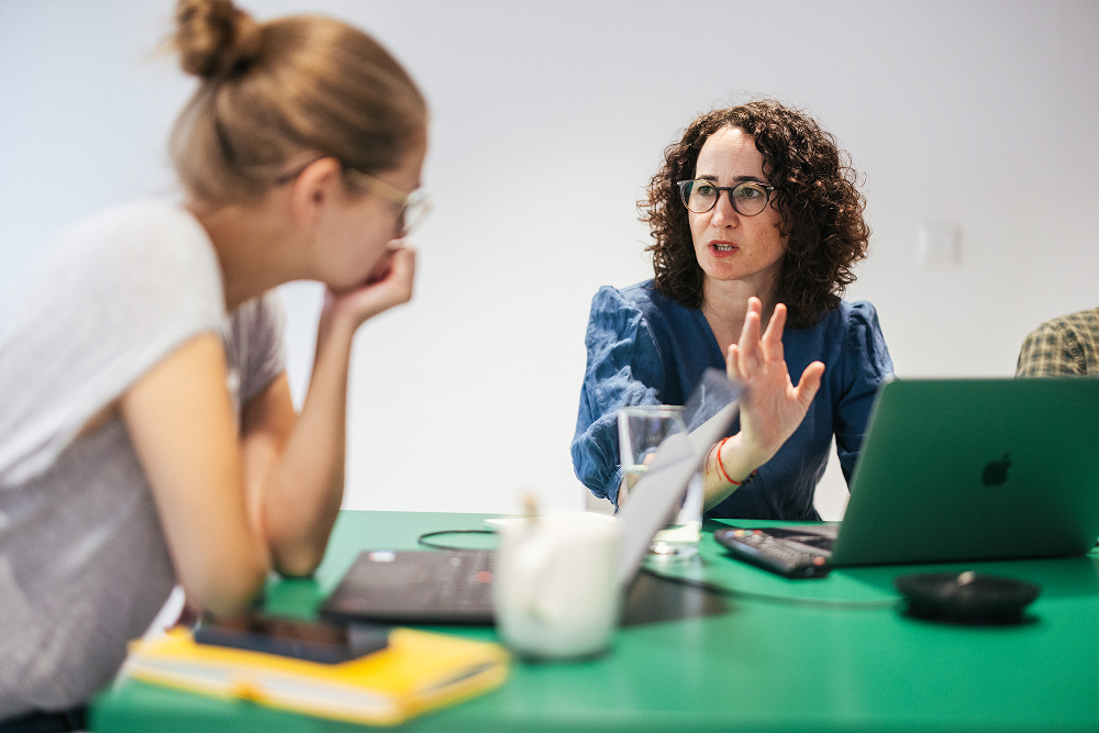 Isa & Antje vom Datenstrategie-Team