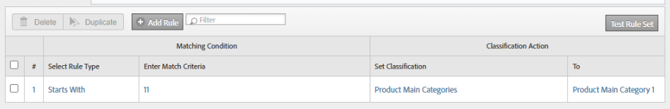 Classification Rule Builder